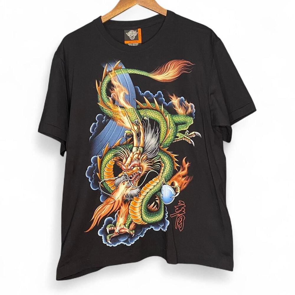 Vintage rock eagle dragon tee